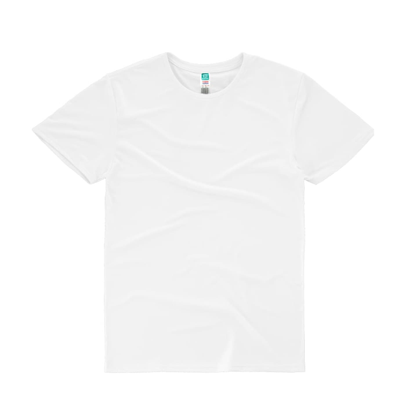 Playera deportiva manga corta lisa en color Blanco